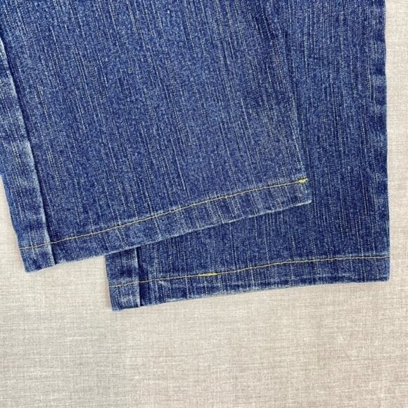 Gloria Vanderbilt High Rise Straight Leg Mom Jeans Sz 8 Average Blue - Picture 10 of 11